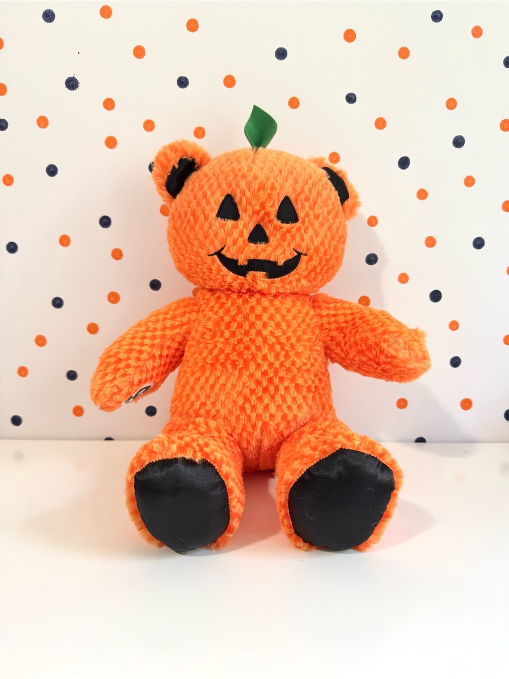 Build-A-Bear - Pumpkin Glow Bear Halloween Plush 2019
